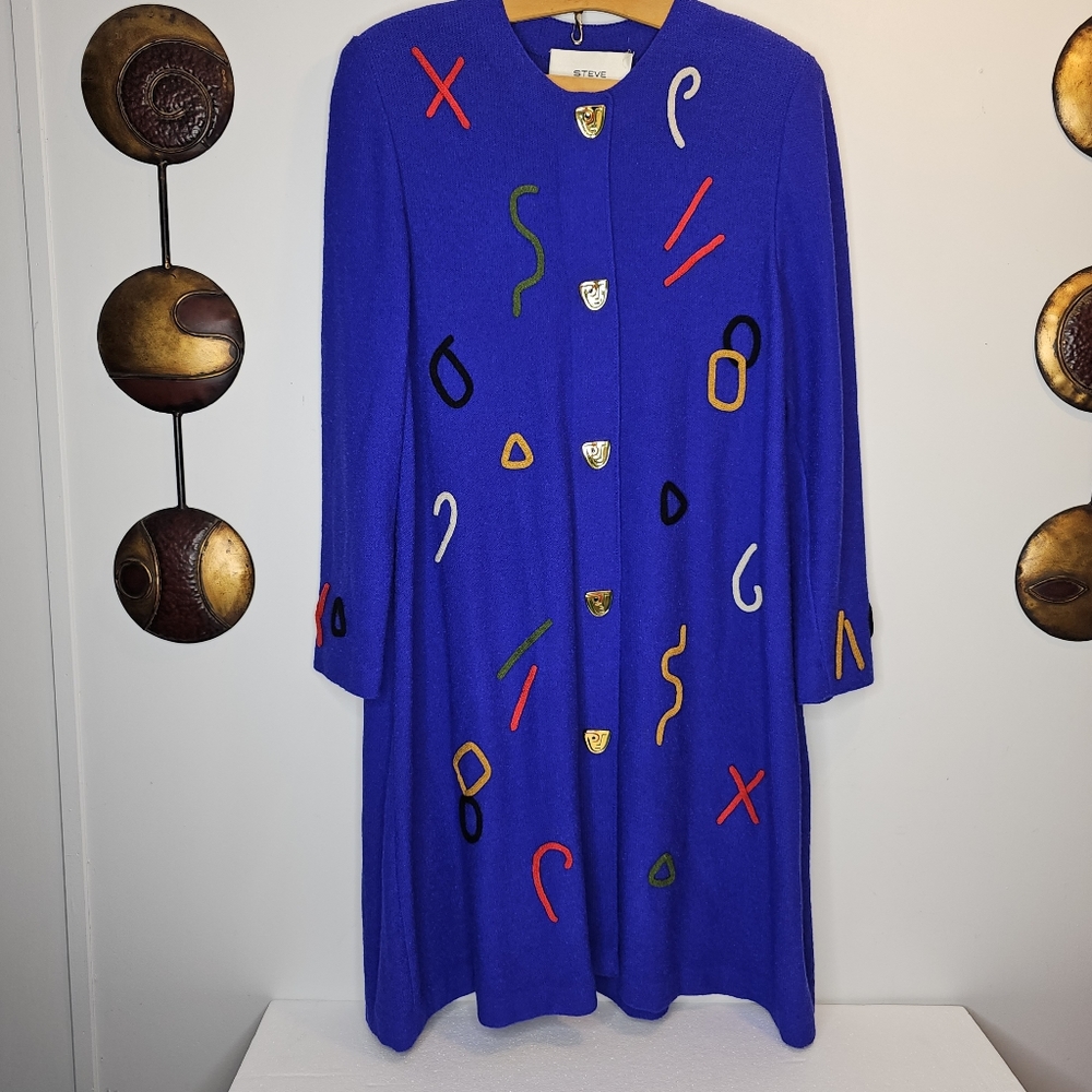 Steve Fabrikant Neiman Marcus Santana Knit Sweater Dress Size 14